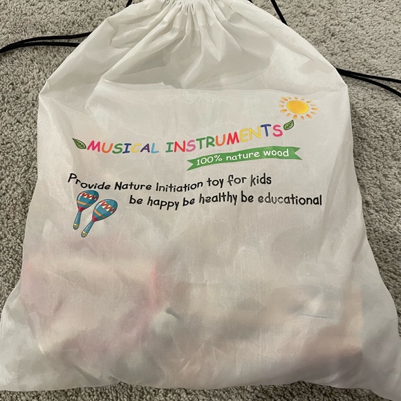 Wooden Musical Instrument Set with Bag for Kids - Picture 7 of 7